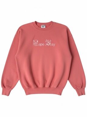 Cape May Jerzees Coral Crewneck Sweatshirt - Women - M